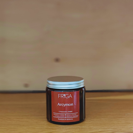 Świeca zapachowa naturalna - Cynamon | Imbir - ARCYMON - 120g