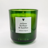 Świeca zapachowa naturalna - Zielona Herbata | Bambus | Drzewo Różane - ZIELONE POJĘCIE