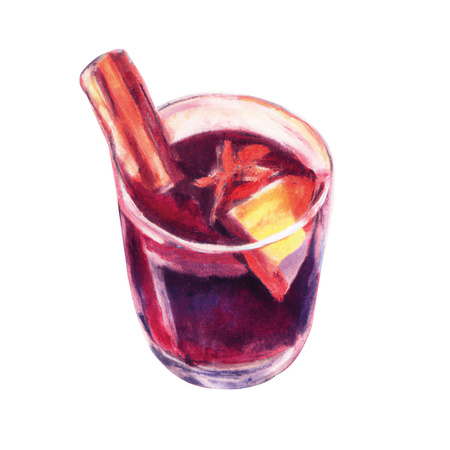 Świeca zapachowa naturalna - Cynamon | Grzane Wino - MOJE BARDZO DOBRE WINA - 120g