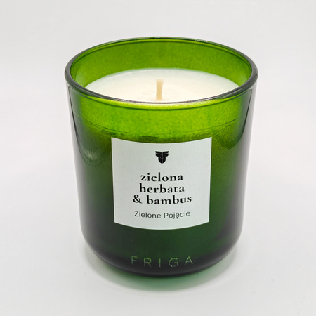 Świeca zapachowa naturalna - Zielona Herbata | Bambus | Drzewo Różane - ZIELONE POJĘCIE