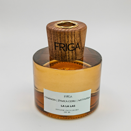 LA LA LAS - Słodki Cynamon | Wetyweria | Cedr - Dyfuzor Patyczkowy 100 ml