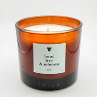Świeca zapachowa naturalna  -  Lotos | Irys | Mimoza - OM