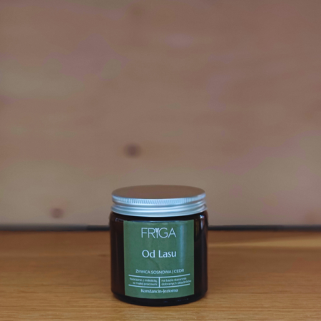 Świeca zapachowa naturalna - Igliwie sosnowe | Modrzew | Świerk - OD LASU - 120g