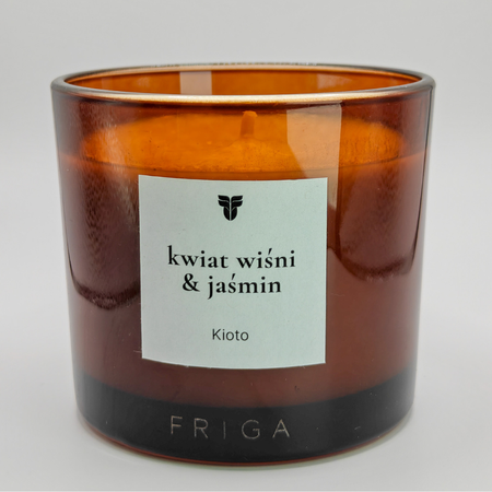 Świeca zapachowa naturalna - Kwiat Wiśni | Jaśmin - KIOTO