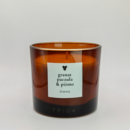 Świeca zapachowa naturalna - Granat | Piżmo | Paczula - GRANATY
