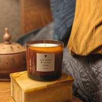 Świeca zapachowa naturalna - Irys | Mirra | Żywica Elemi - SOLANNA 220g