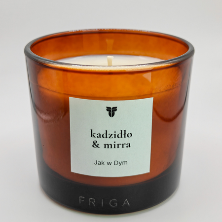 Świeca zapachowa naturalna -  Kadzidło | Mirra - JAK W DYM