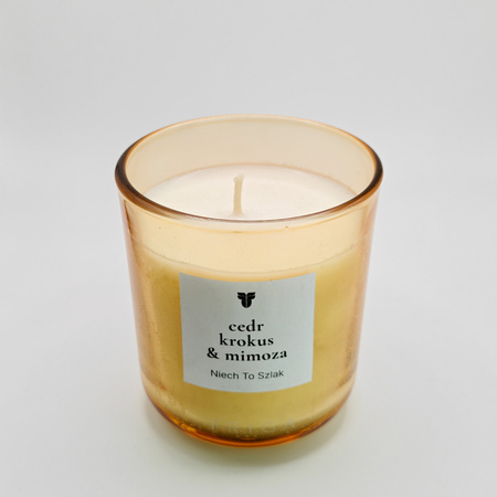 Świeca zapachowa naturalna - Cedr | Krokus | Mimoza - NIECH TO SZLAK