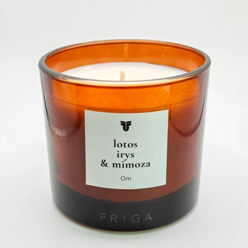 Świeca zapachowa naturalna  -  Lotos | Irys | Mimoza - OM