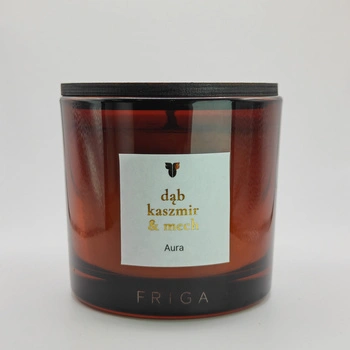 Świeca zapachowa naturalna - Dąb | Kaszmir | Mech - AURA