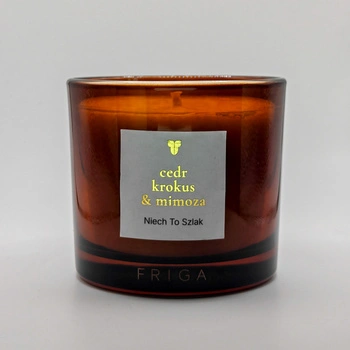 Świeca zapachowa naturalna - Cedr | Krokus | Mimoza - NIECH TO SZLAK
