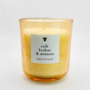 Świeca zapachowa naturalna - Cedr | Krokus | Mimoza - NIECH TO SZLAK