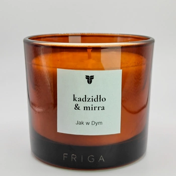 Świeca zapachowa naturalna -  Kadzidło | Mirra - JAK W DYM