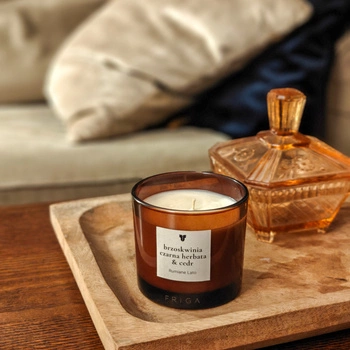 Świeca zapachowa naturalna - Brzoskwinia | Herbata | Cedr - RUMIANE LATO