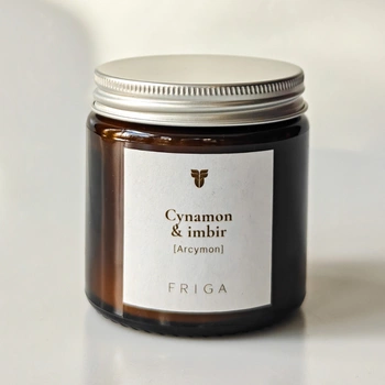 Świeca zapachowa naturalna - Cynamon | Imbir - ARCYMON - 120g